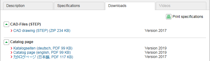 How to find the data sheet of a maxon product by its 6-digit